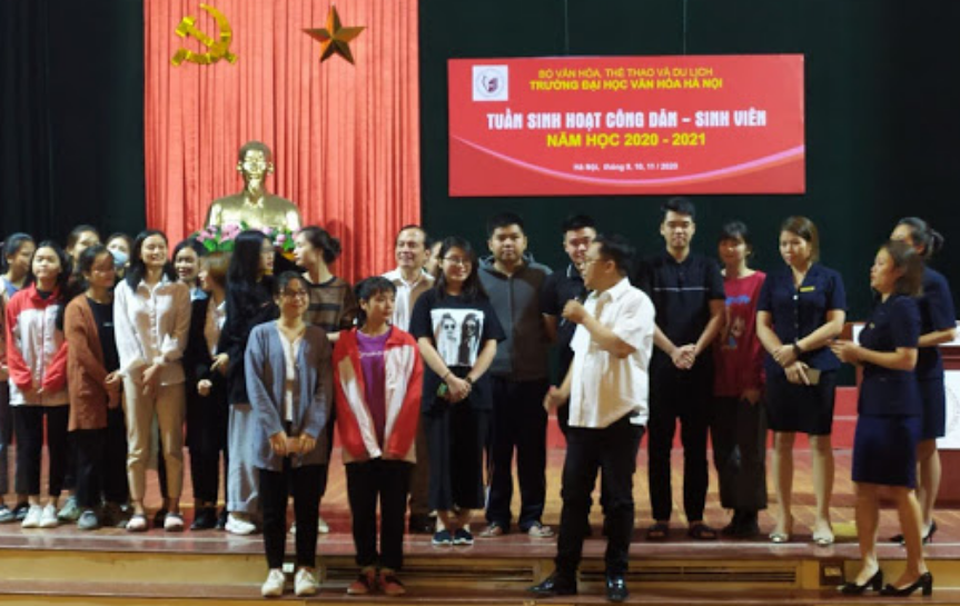 TVNAS tham dự buổi sinh hoạt công dân - sinh viên năm học (2020-2021) tại Trường Đại học Văn hóa Hà Nội