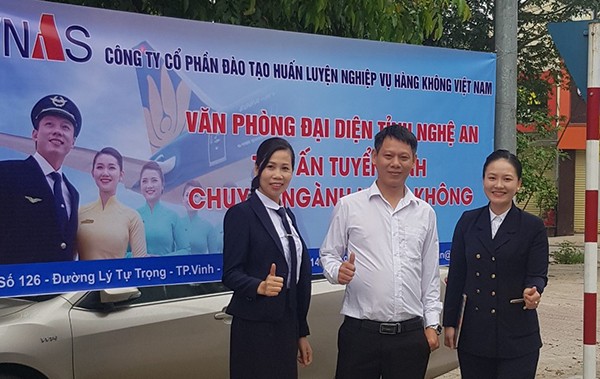 Văn phòng đại diện VNAS tỉnh Nghệ An tổ chức sơ tuyển học viên hàng không