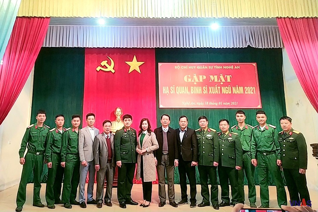 VNAS tham dự Chương trình gặp mặt và tư vấn, hướng nghiệp giới thiệu việc làm cho quân nhân xuất ngũ tỉnh Nghệ An